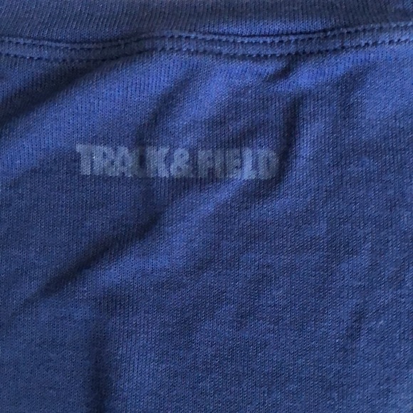 Track & Field Royal Blue Active Workout  Loose Fit Short Sleeves Top Siz… - Picture 3 of 5